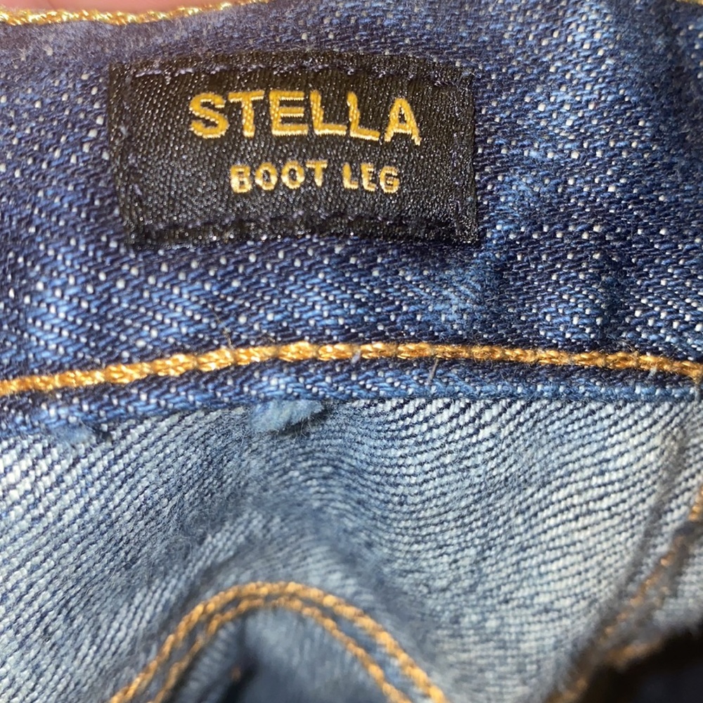 Express Stella Boot Leg Rhinestone Jeans - Picture 4 of 5